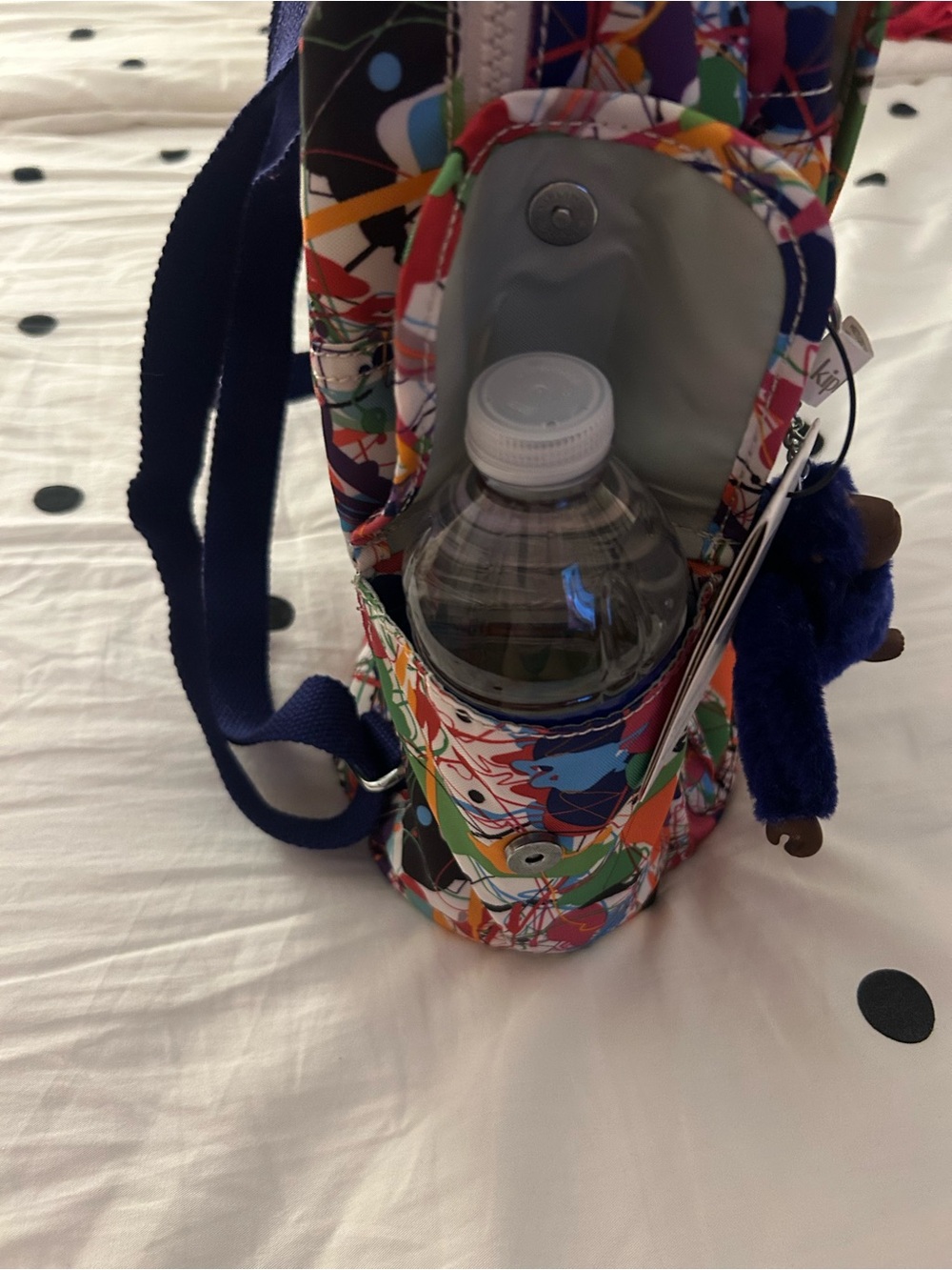 Kipling Ravier Paintball Pattern Backpack - Picture 10 of 15